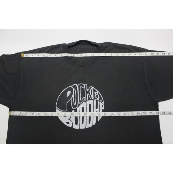 Vintage Pocket Buddha graphic‎ print single stitch short sleeve t-shirt L/XL - Picture 12 of 13